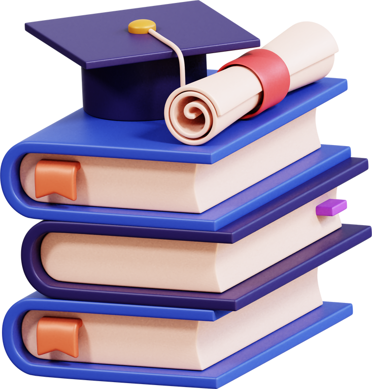 graduation study 3d icon
